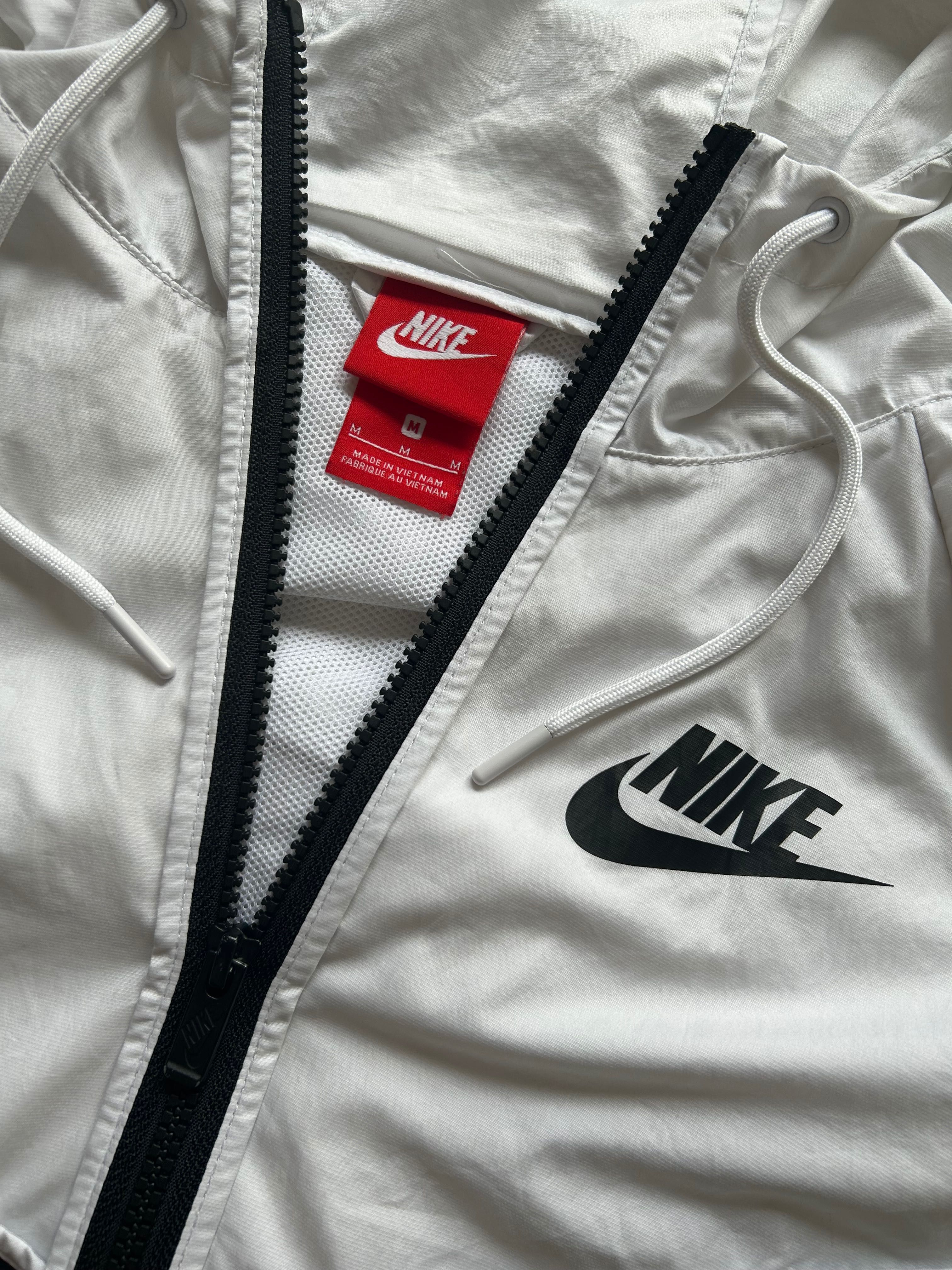 Biało - czarna kurtka wiatrowa Nike XS/S • vintage • y2k • parachute