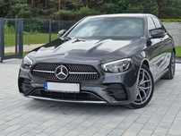 Mercedes-Benz Klasa E MODEL 2022r. 4-Matic 9G-Tronic 2x pakiet AMG 73tyś km SalonPL FV23%