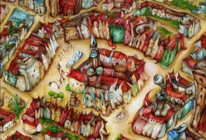 Mapa Wrocławia wg artysty terrorysty