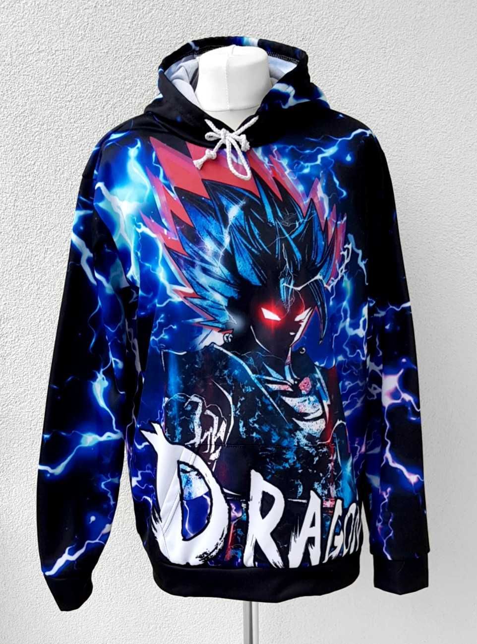 Bluza z motywem Son Goku Dragon Ball anime manga Nowa Rozmiar L