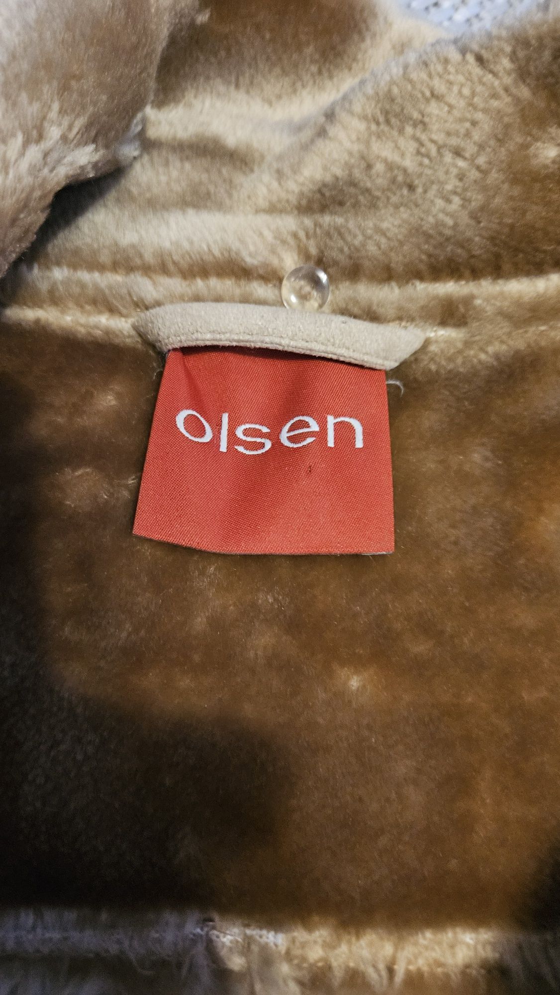 Futro korzuch kożuch 42 olsen L płaszcz zimowy kożuszek