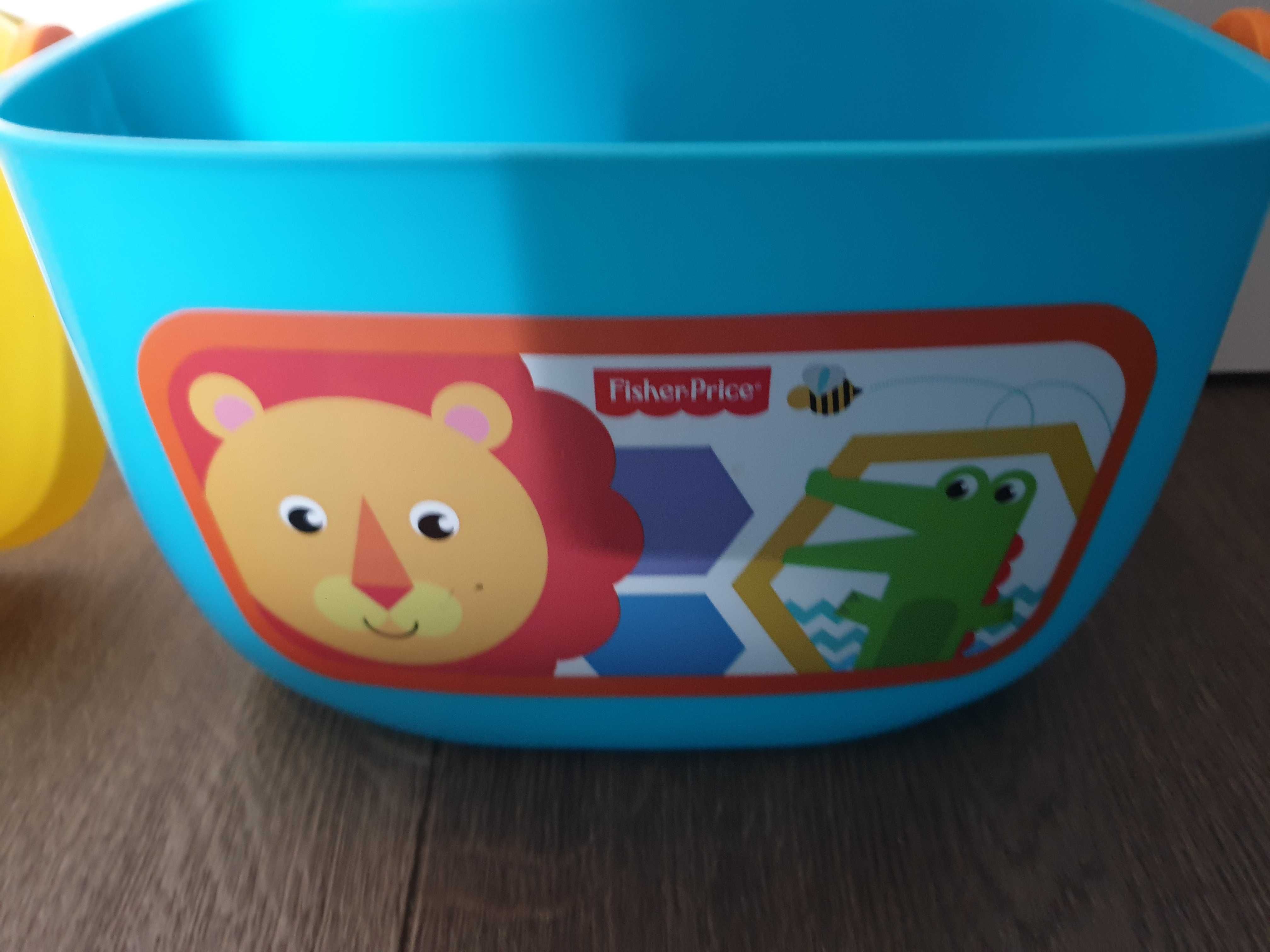 Sorter Fisher Price pierwsze klocki malucha w wiaderku