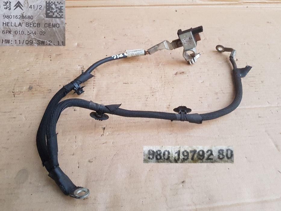 Citroen C3 Picasso lift kabel masowy klema minusowa pirotechniczna hdi