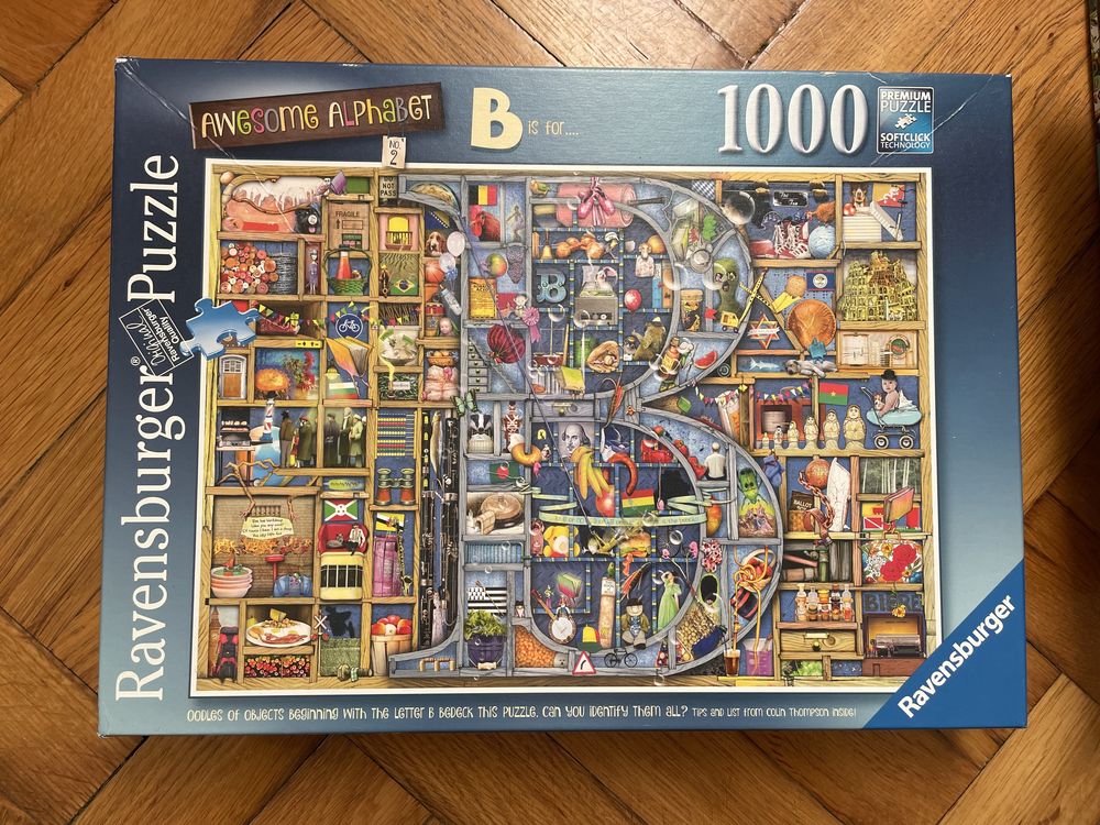 Puzzle Ravensburger 1000 - ten wspaniały alfabet B