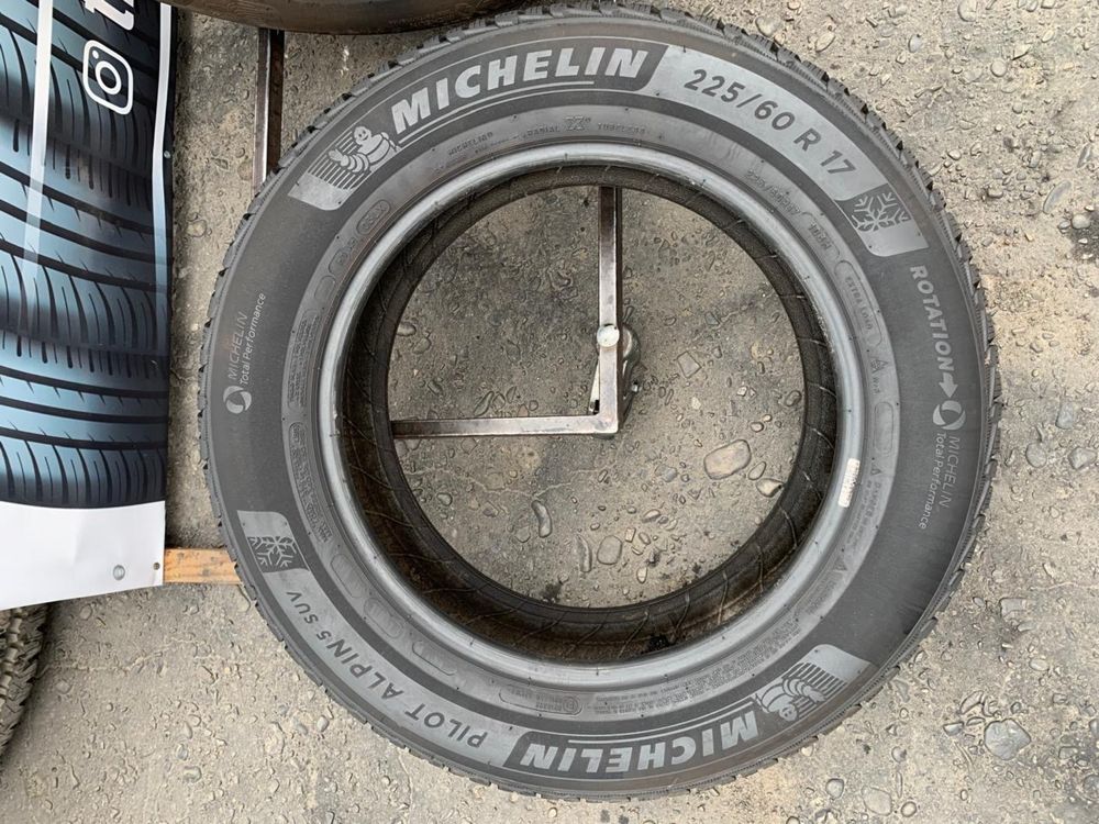 Шини 225/60 R17 Michelin 2023р зима 6.5мм