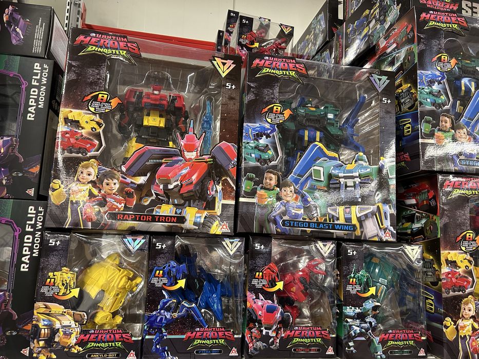 Ігровий набір з роботом-трансформером DINOSTER. диностер діностер