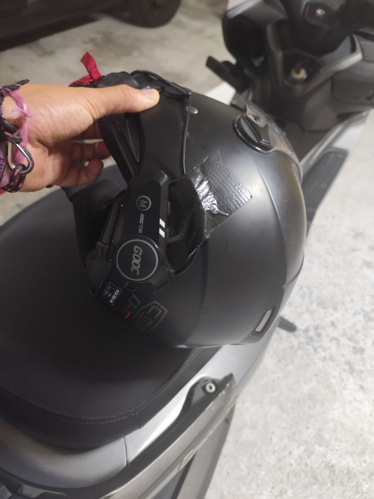 Capacete CMS - Tamanho L - Auricular Bluetooth