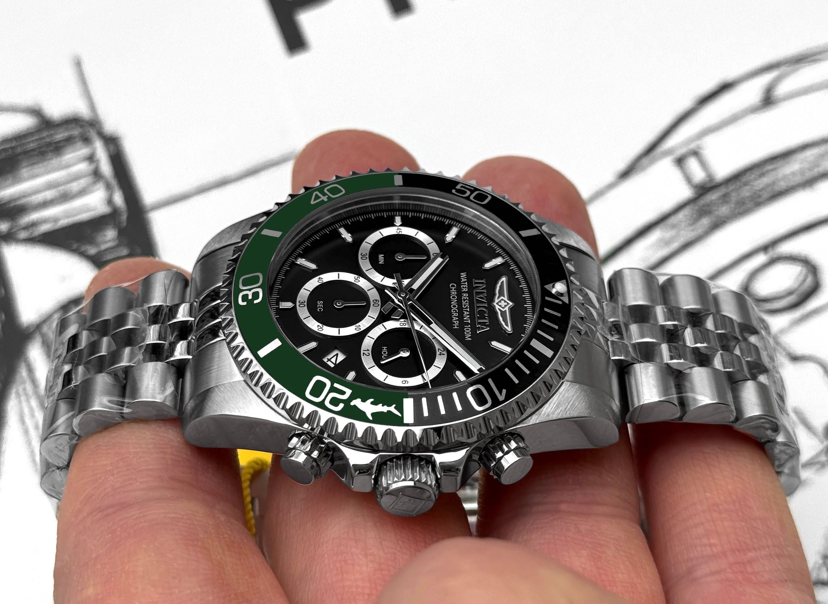 Годинник Invicta 48380 Pro Diver 43 mm. Master of the Oceans 100 MT