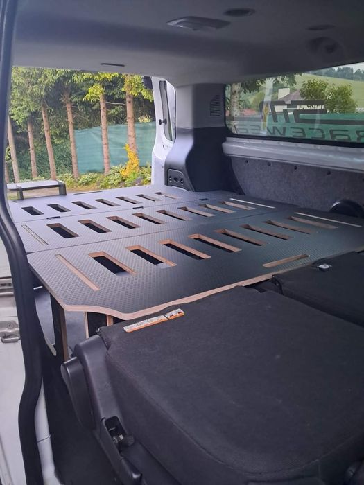 Zabudowa kempingowa, kamper , transit custom.