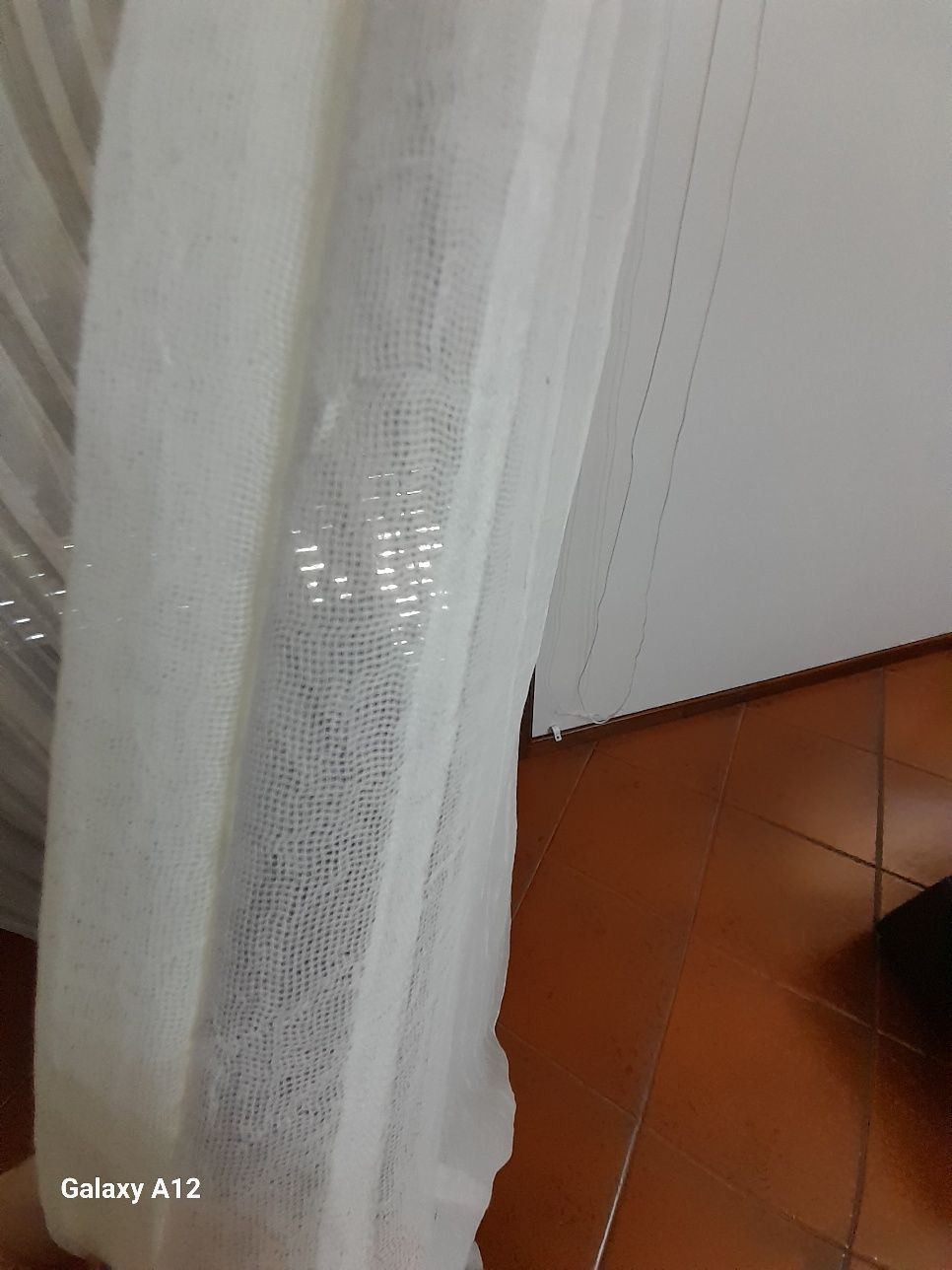 Vendo cortinas branco pérola