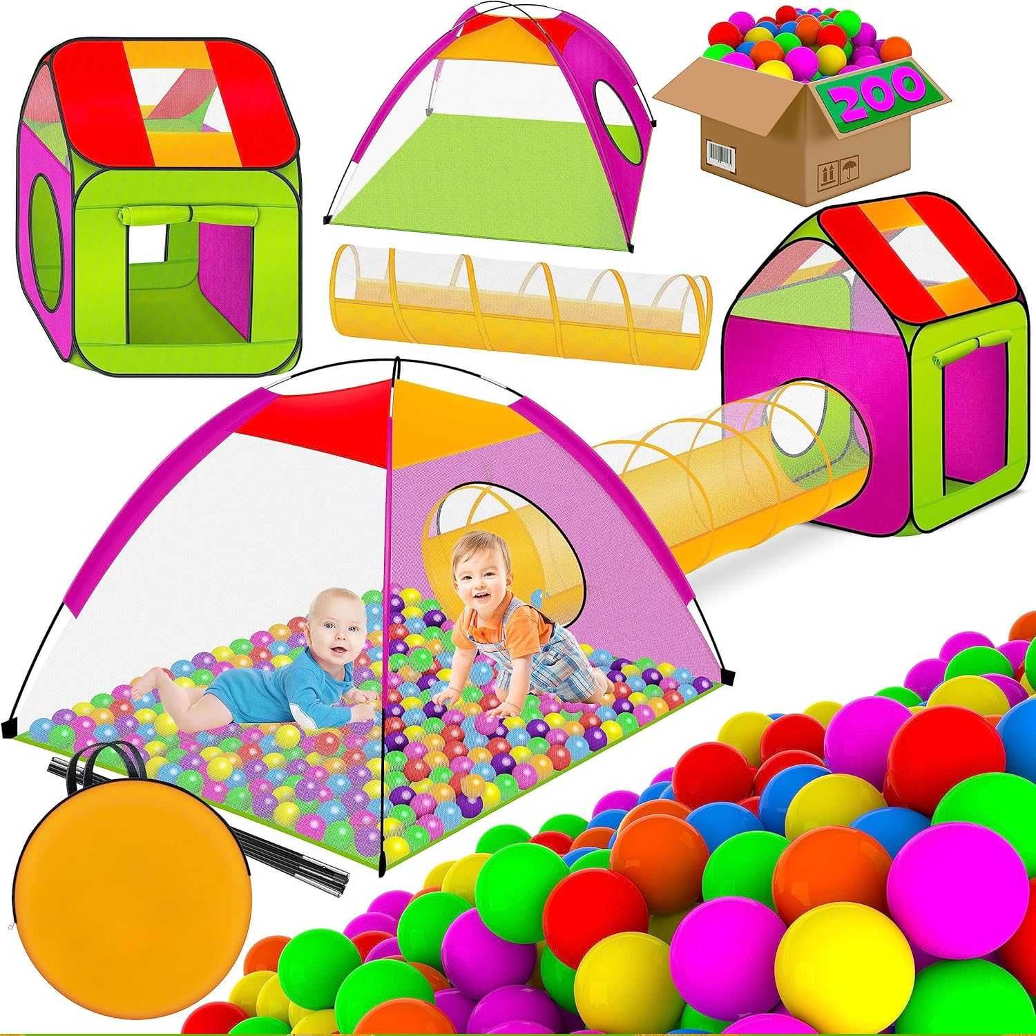 Namiot dziecięcy / basen z kulkami / igloo / 200 / KIDIZ !9009!