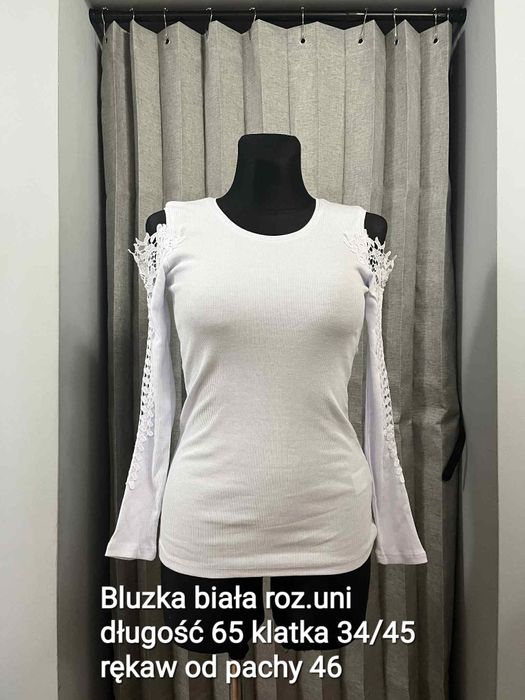 Bluzka prążek roz uni