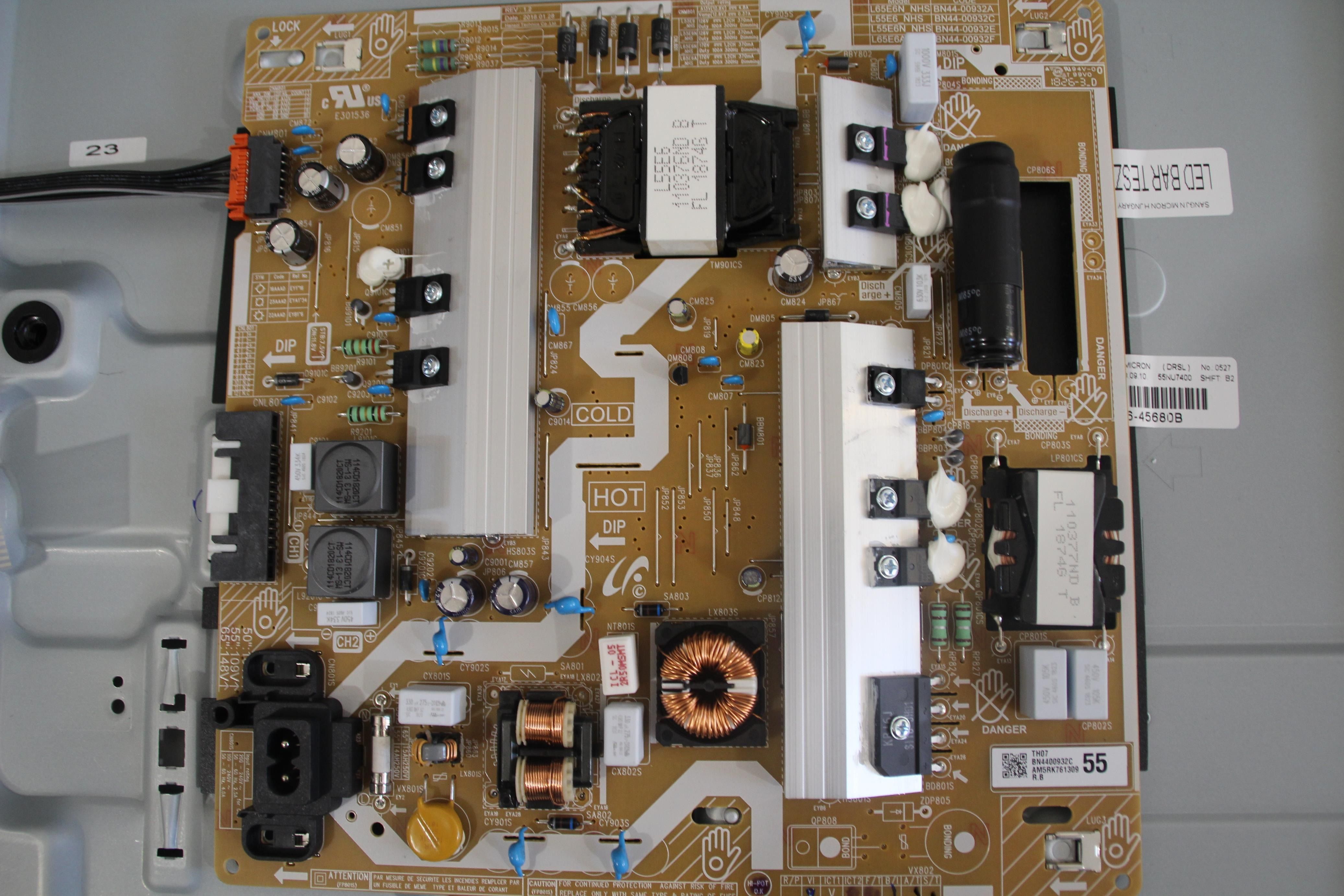 ‼️ Samsung ue55nu7402u. Разбитый на разборку. BN94-12842E, BN44-00932C
