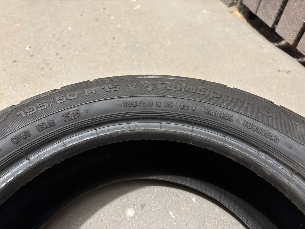 Opony letnie Uniroyal RainSport 3 – 195/50 R15 – komplet 4 sztuki