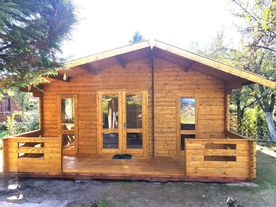 Drewniane Historie-Drewniany domek Relax 33m2 / Dostępny od ręki !