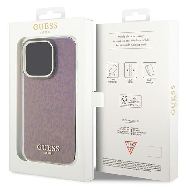 Guess Guhcp15Lhdecmp Etui Ochronne iPhone 15 Pro 6.1" Różowe/Pink