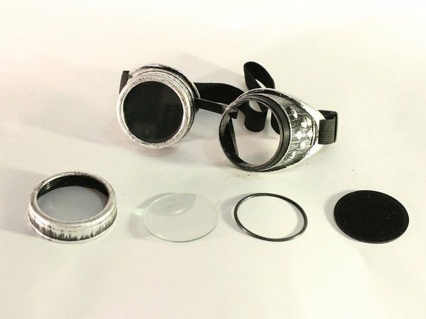 Очки Стимпанк Гогглы Авиаторы Окуляри Готика Косплей Винтаж