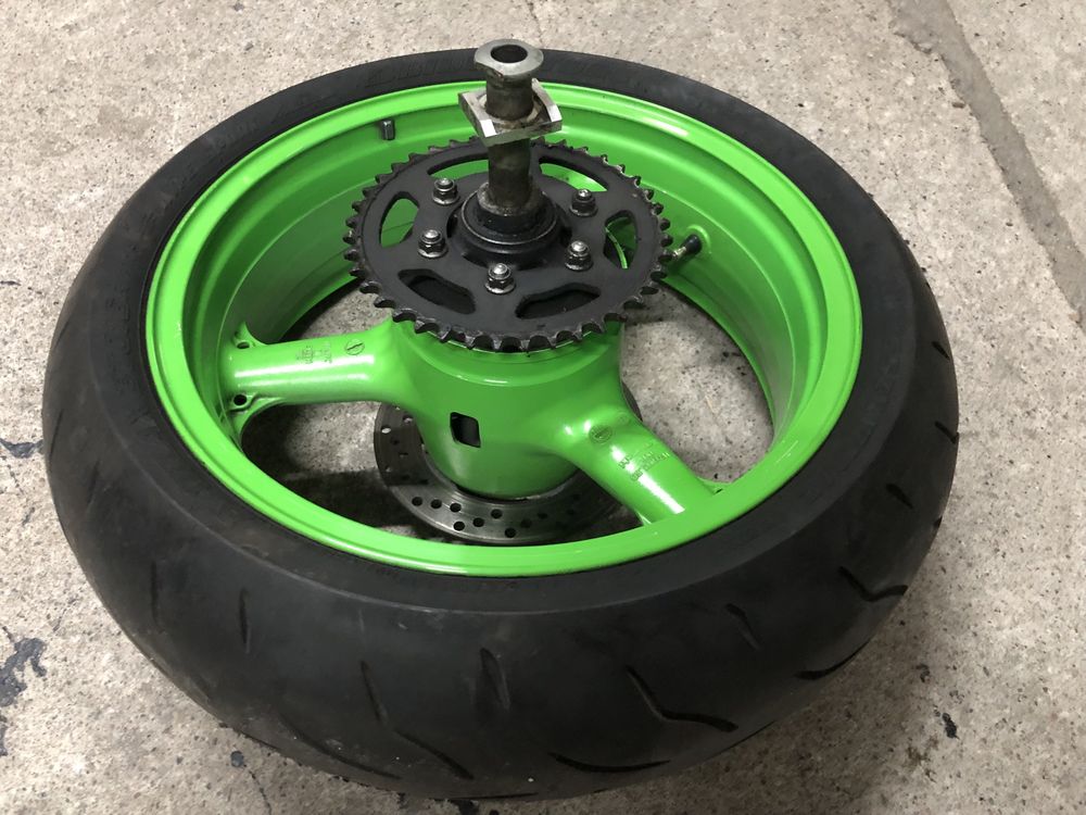 Kawasaki ZX6R 636 Felga Tylna Koło Tył Tarcza Zębatka