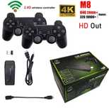 Consola de jogos Stick Lite 4K 64GB HDMI + 2 Comandos Sem Fio (Novo)