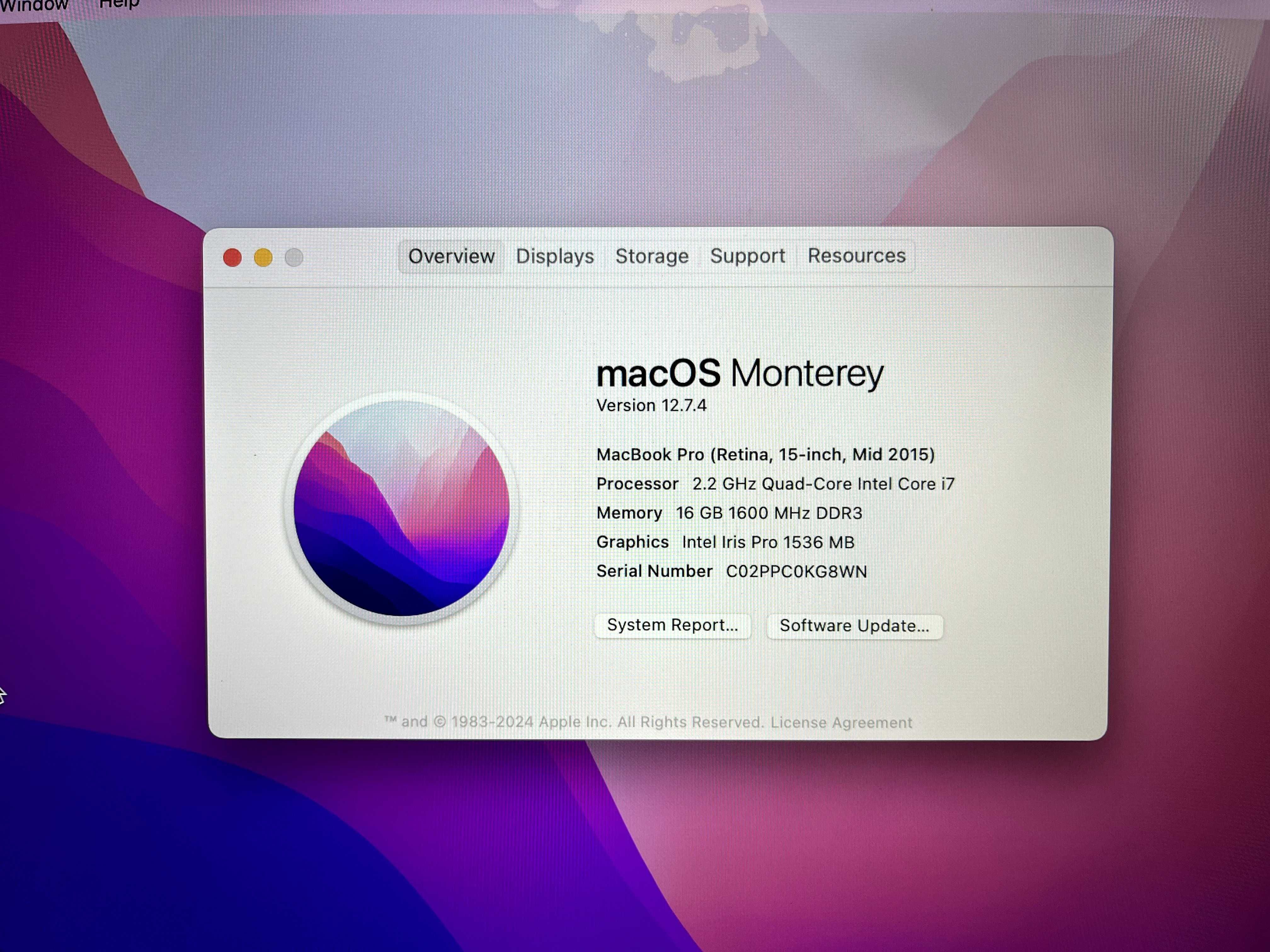 Macbook Pro 15.6/16 2015 I7|16|256 Макбук в хорошому стані
