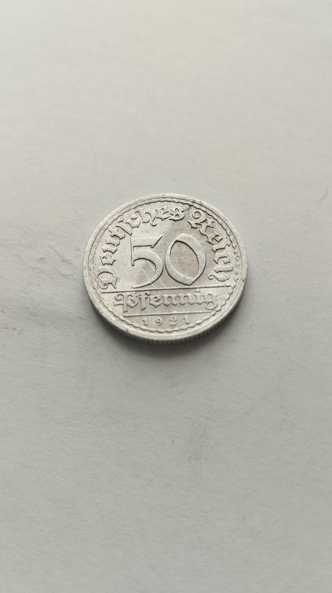 Moneta 50 Pfeningów 1921 A