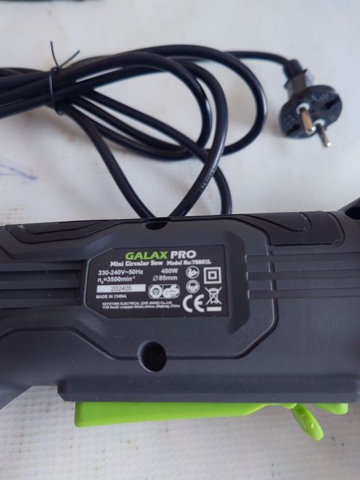 Mini pilarka tarczowa 480W z laserem Prowadnica do cięcia drewna płyt