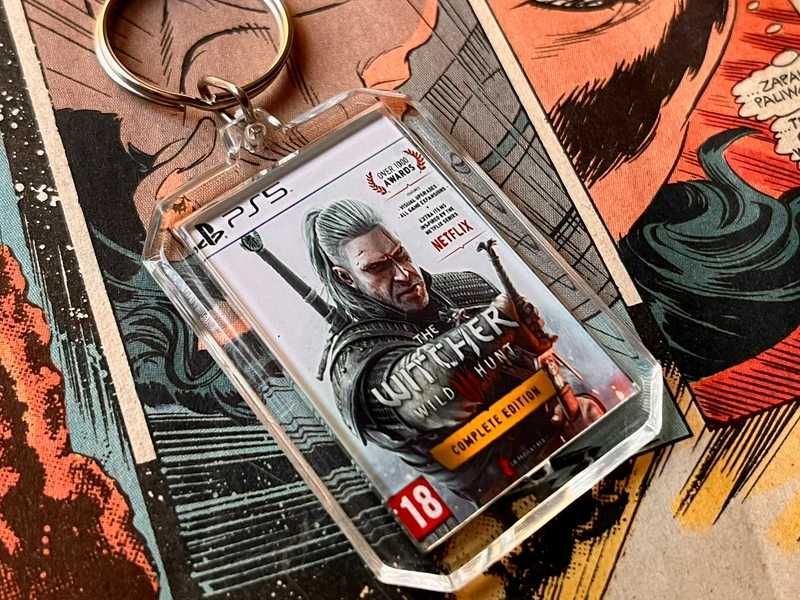 Brelok dwustronny Wiedźmin 3 Complete Edition - PS5
