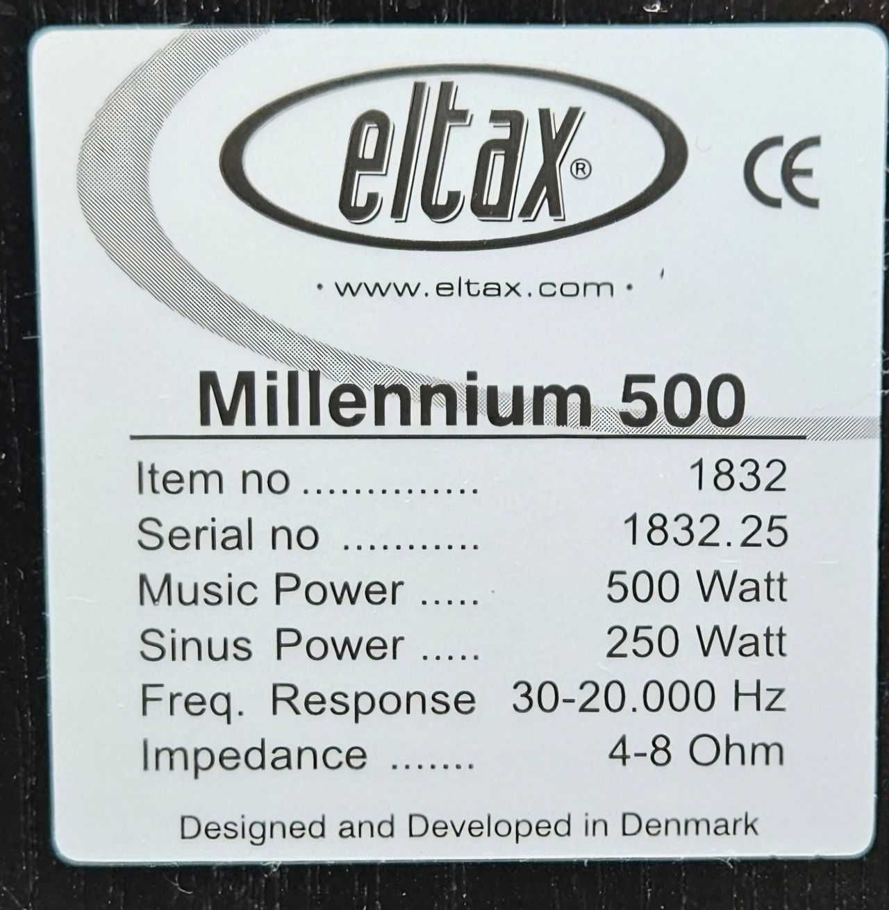 Kolumny Eltax Millennium 500