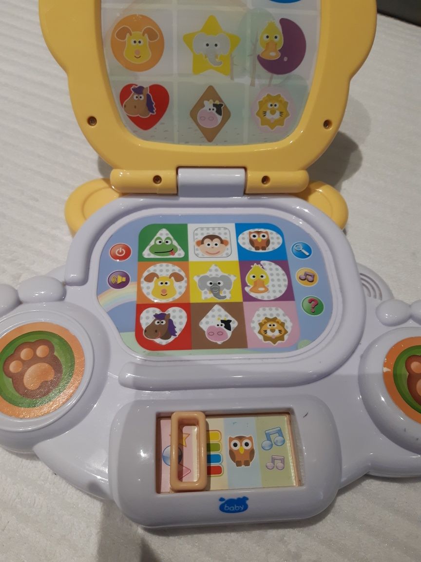 Zabawka edukacyjna dla niemowlaków komputer miś