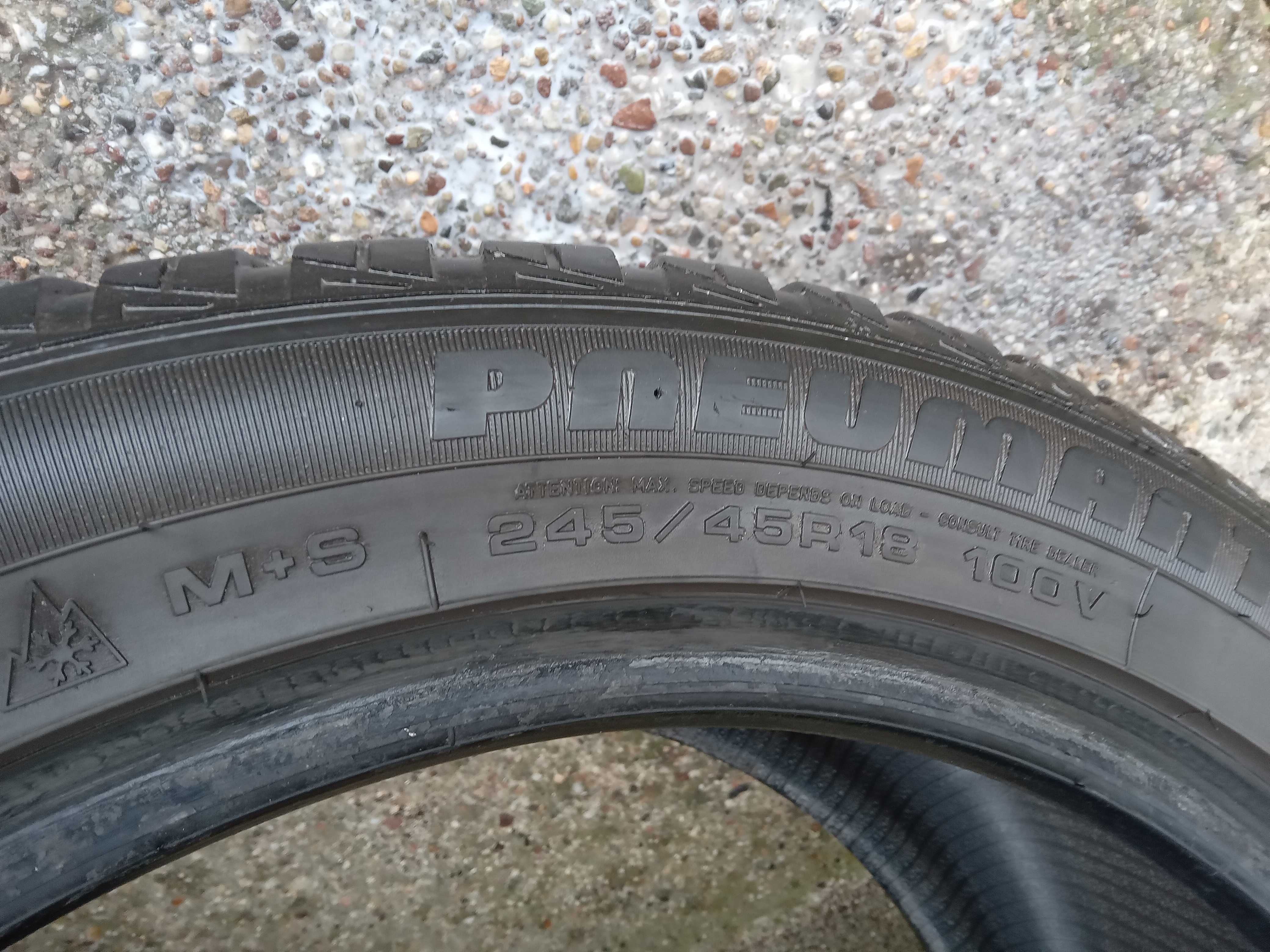 Opony zimowe Pneumant 245/45R18 dwie sztuki