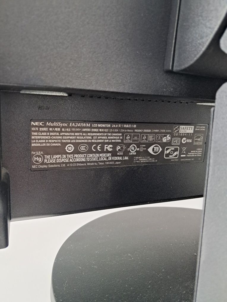 Monitor Nec 24 cale