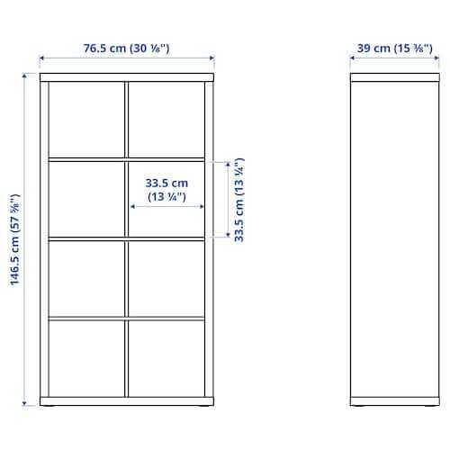 Biblioteczka biała Ikea KALLAX Regał  77x147 nowy w kartonie 2 szt