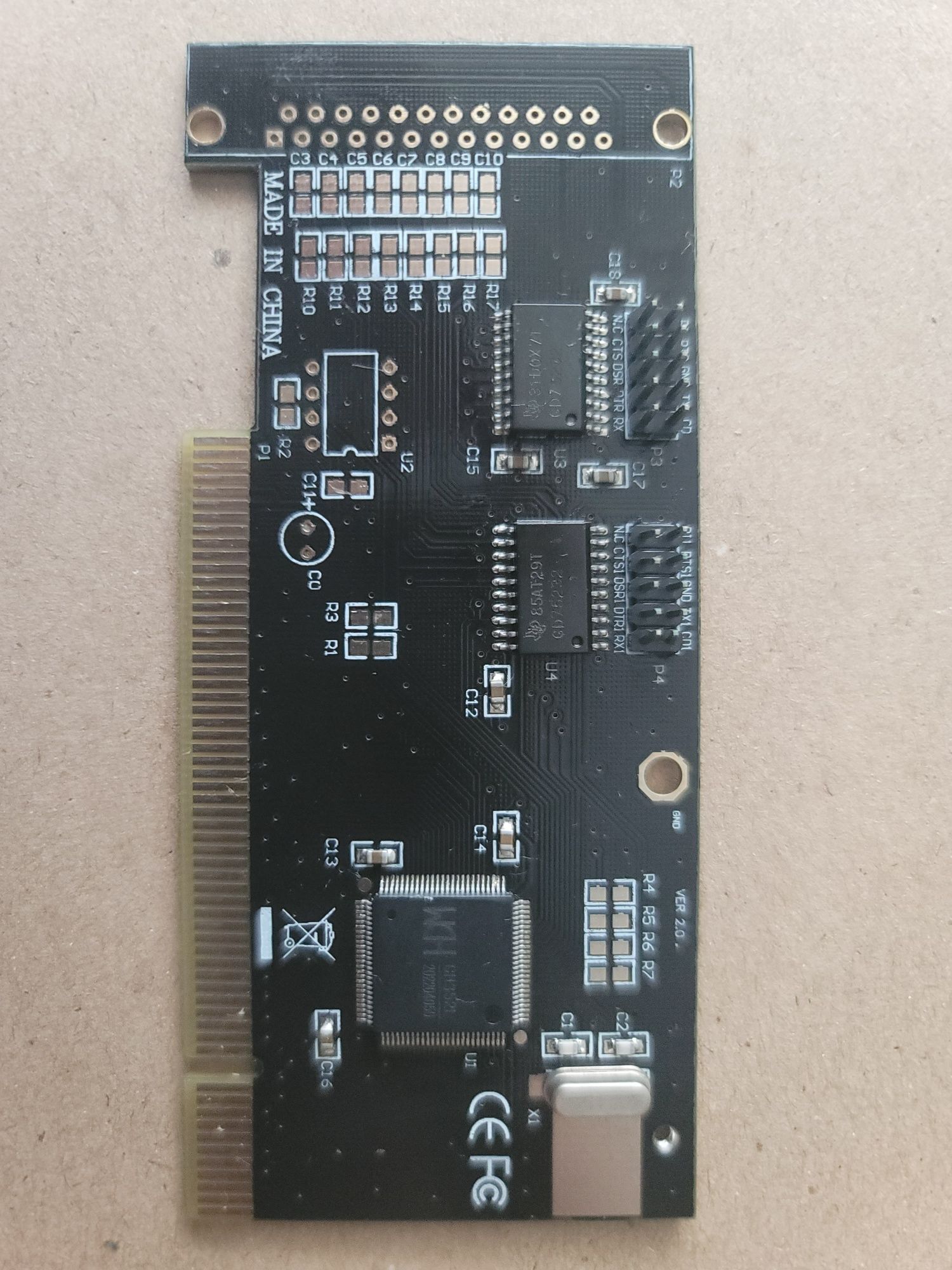 Контролер PCI-COM WCH, Moschino RS-232