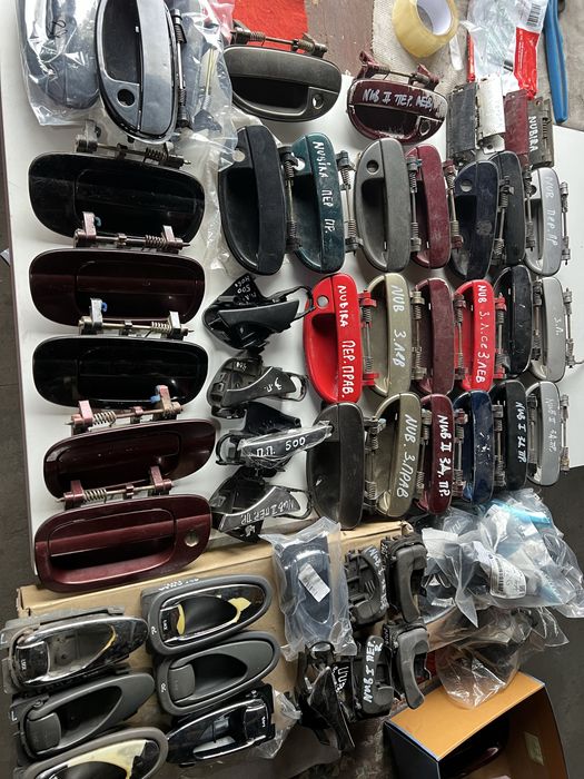 Ручки наружные внутрение. Део Нубира Леганза.