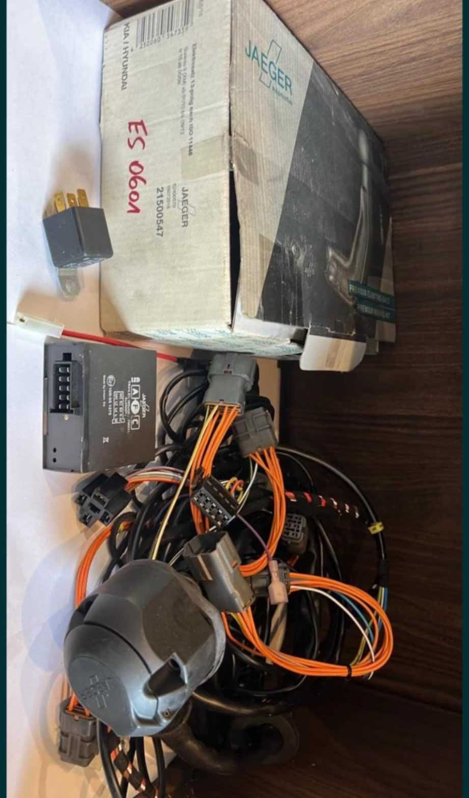 JAEGER Zestaw elektryczny zaczepu przyczepy Kia Sorento Hyundai ix55