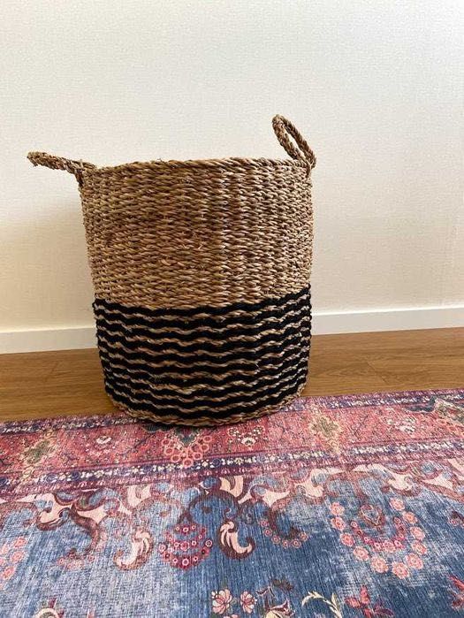 Cesta de Palha Decorativa - NOVA