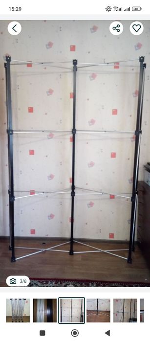 Стенд виставковий розкладний поп-ап, Pop-up, рекламна стійка