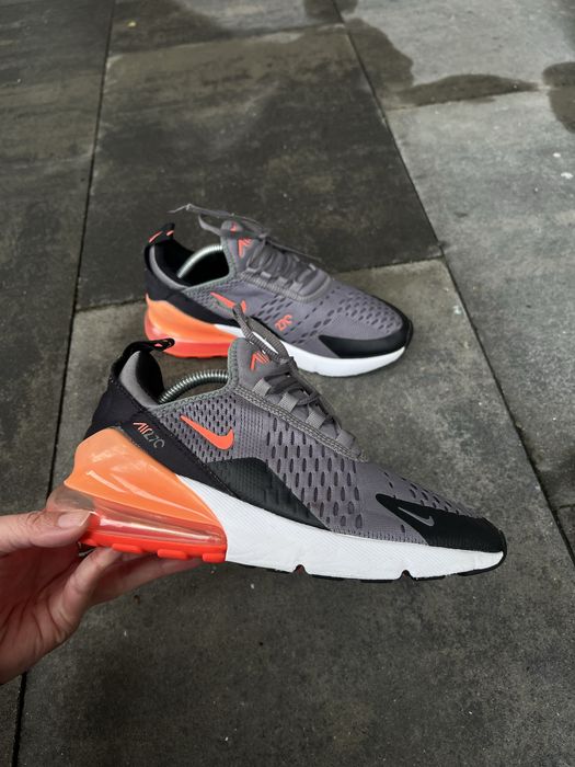 Nike Air 270 r. 36,5 szare biale pomaranczowe buty adidasy sneakersy