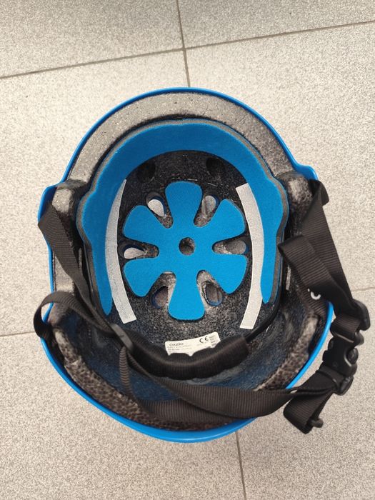 Vendo capacete azul