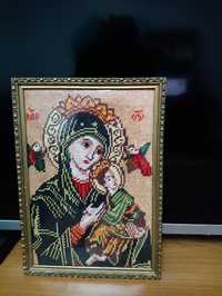 Matka Boska Nieustającej Pomocy -obraz haftowany