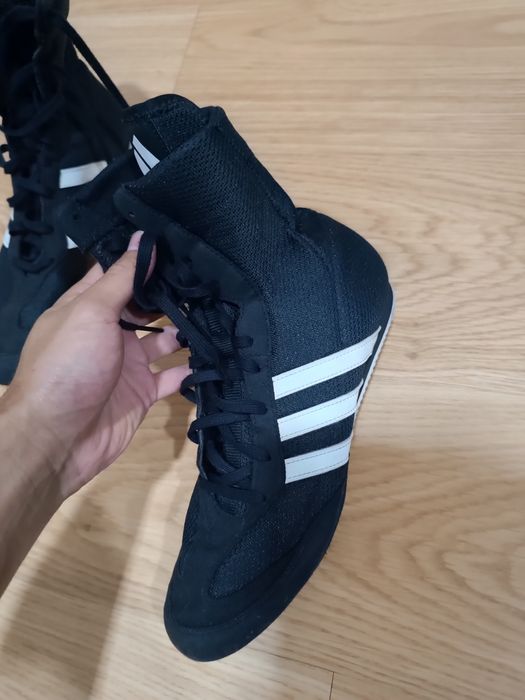 Sapatilhas de boxe Adidas Hog 2.0-Pretas