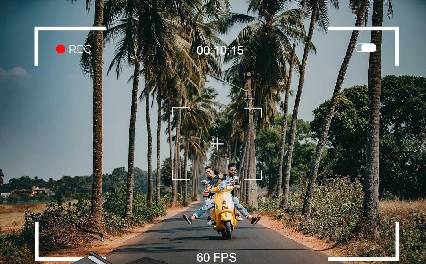 NBD Aparat cyfrowy 4K 60fps kamera 48 MP WiFi IPS 3" 2 baterie dotyk