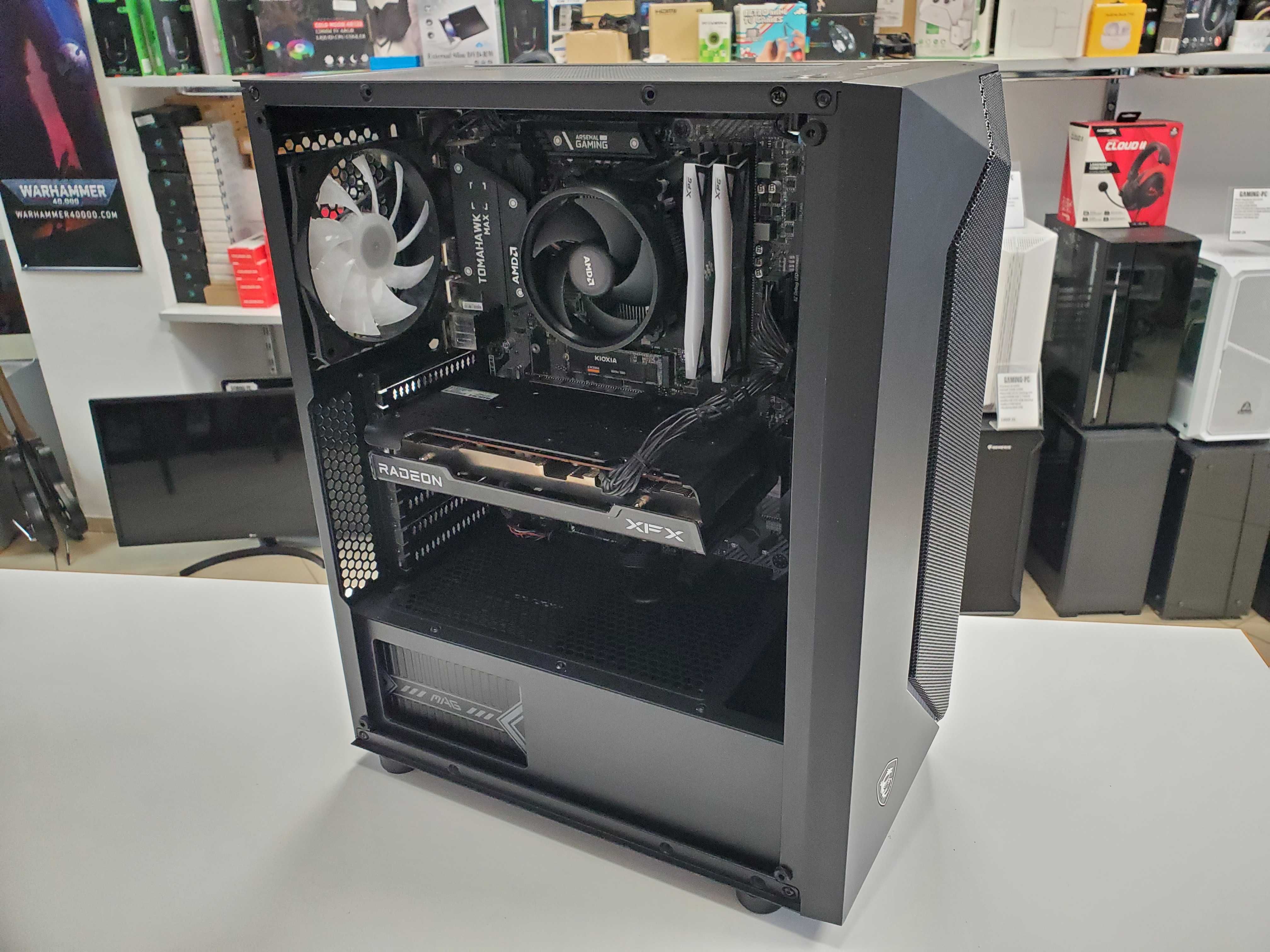 Komputer Dla Gracza Ryzen 5 16GB RX 6600 XT 8GB SSD Gwarancja Sklep