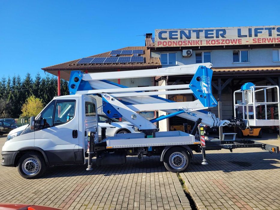 iveco zwyżka podnośnik koszowy 27 m multitel cmc tb260 socage renault
