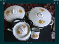 кастрюля эмал. 4л, 2 л, ц. 450 гр.