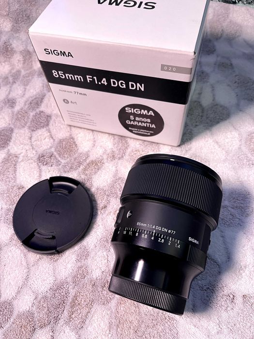 Objetiva Sigma 85mm 1.4 Art DG DN (E-mount)