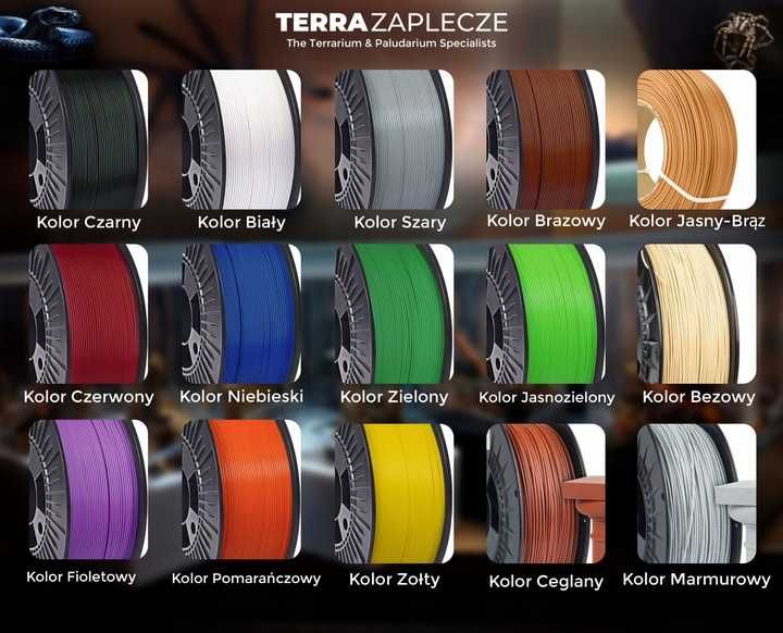 Mała Miska do Terrarium Miseczka dla Pająka Stojąca 3x1 TerraZaplecze