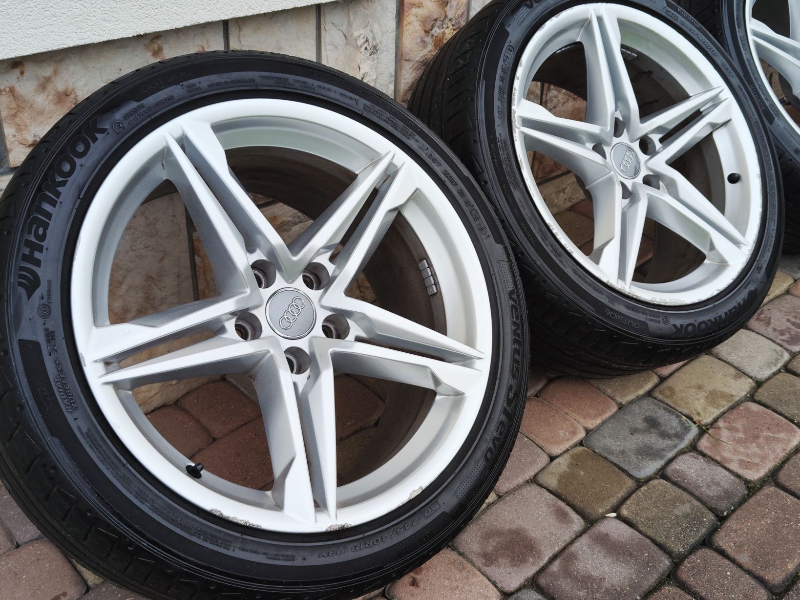 Koła 18 5x112 Oryginał Audi A5 A4 B9 VW 8.5J ET29/ Opony Hankook