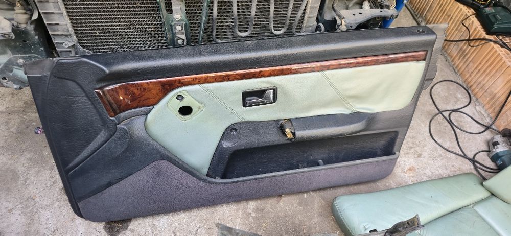 Fotele Kanapa Oparcie Boczki Audi 80 Cabrio Skóra