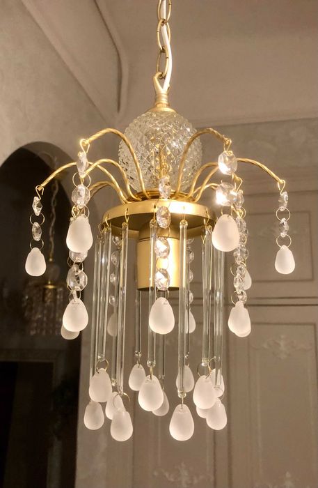 Хрустальная люстра. Винтаж